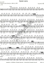 Quien Sera Lisa Ono (小野リサ) Full Drum Transcription / Drum Sheet Music COPYDRUM