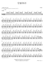 Bobbed Hair (단발머리) Cho Yong Pil (조용필) Full Drum Transcription / Drum Sheet Music COPYDRUM