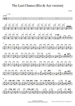 The Last Chance (Rio & Aoi Version) Liznoir Full Drum Transcription / Drum Sheet Music COPYDRUM