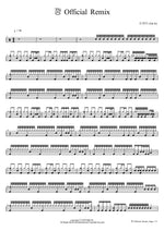 Kkang Official Remix (깡 Official Remix) Sik K (식케이) Full Drum Transcription / Drum Sheet Music COPYDRUM