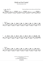 Hold On, I'm Comin' - Sam & Dave drum sheet music