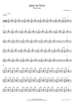 Easy to Love - Sarah Kang drum sheet music