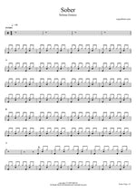 Sober - Selena Gomez drum sheet music