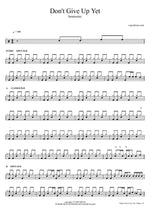 Don't Give Up Yet - Semisonic drum sheet music