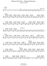 Wanna Get Free - Shaka Ponk drum sheet music