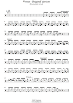 Venus - Shocking Blue drum sheet music