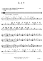 If Only (더라면) Na Yoon Kwon (나윤권) Full Drum Transcription / Drum Sheet Music COPYDRUM