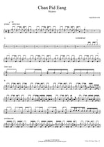 Chan Pid Eang - Skypass drum sheet music