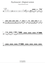 Psychosocial - Slipknot drum sheet music
