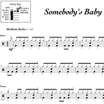Somebody's Baby Jackson Browne Full Drum Transcription / Drum Sheet Music OnlineDrummer.com