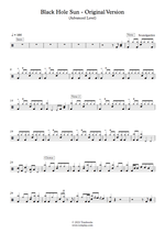 Black Hole Sun - Soundgarden drum sheet music