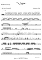 The Gnome Emerson, Lake & Palmer Full Drum Transcription / Drum Sheet Music COPYDRUM