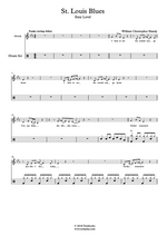 St Louis Blues - W. C. Handy drum sheet music