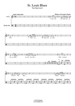 St Louis Blues - W. C. Handy drum sheet music