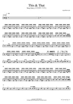 This & That (This Version) - Stray Kids (스트레이 키즈) drum sheet music