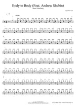 Body to Body (feat. Andrew Shubin) - Sture Zetterberg drum sheet music