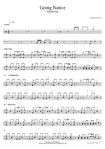 Going Native - Summer Salt drum sheet music