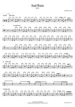 Sad Rain - Sung Ri (성리) drum sheet music