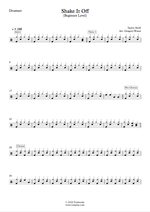 Shake it Off - Taylor Swift drum sheet music