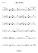 Shake it Off - Taylor Swift drum sheet music