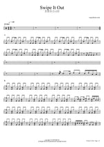Swipe It Out - Fromis 9 (프로미스나인) drum sheet music