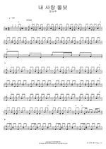 내 사랑 울보 정서주 Full Drum Transcription / Drum Sheet Music COPYDRUM