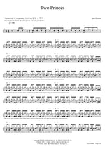 Two Princes Spin Doctors Full Drum Transcription / Drum Sheet Music COPYDRUM