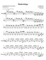 Shadowkings Paradise Lost Full Drum Transcription / Drum Sheet Music Jaslow Drum Sheets
