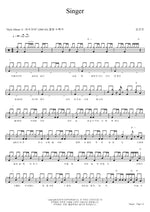 Singer (Singer) Kim Gun Mo (김건모) Full Drum Transcription / Drum Sheet Music COPYDRUM
