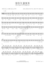 A Mother to Her Daughter (엄마가 딸에게) Hee Eun Yang (양희은) Full Drum Transcription / Drum Sheet Music COPYDRUM