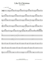 Like It's Christmas Jonas Brothers Full Drum Transcription / Drum Sheet Music COPYDRUM