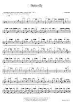 Butterfly Jason Mraz Full Drum Transcription / Drum Sheet Music COPYDRUM