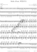 Hello (Hello) Cho Yong Pil (조용필) Full Drum Transcription / Drum Sheet Music COPYDRUM