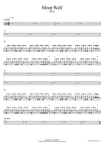 Sleep Well d4vd Full Drum Transcription / Drum Sheet Music COPYDRUM