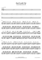 Just Look Up Ariana Grande, Kid Cudi Full Drum Transcription / Drum Sheet Music COPYDRUM