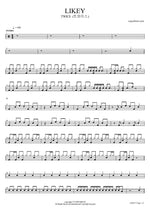 Likey - Twice (트와이스) drum sheet music