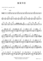 Like a Flame (불꽃처럼) Lee Sunhee (이선희) Full Drum Transcription / Drum Sheet Music COPYDRUM
