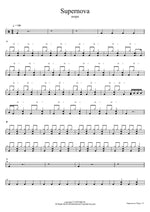Supernova aespa Full Drum Transcription / Drum Sheet Music COPYDRUM