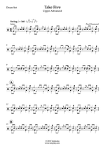 Take Five - The Dave Brubeck Quartet drum sheet music