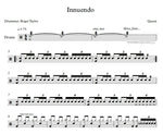 Innuendo Queen Full Drum Transcription / Drum Sheet Music Franki Bio