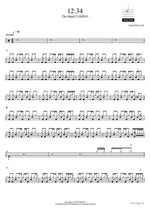 12:34 - The Band Camino drum sheet music