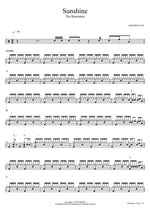 Sunshine - The Brummies drum sheet music