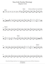 Easy - Commodores drum sheet music
