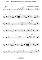 Easy - Commodores drum sheet music