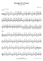 Straight, No Chaser (Blue Note Sessions 1951) - Thelonious Monk drum sheet music