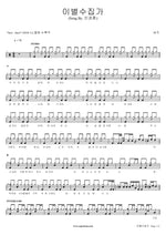 Farewell Collector (이별수집가) Buzz (버즈) Full Drum Transcription / Drum Sheet Music COPYDRUM