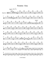 Rosanna - Toto drum sheet music