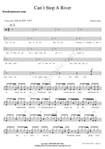 Can't Stop a River Guy Sebastian Full Drum Transcription / Drum Sheet Music COPYDRUM
