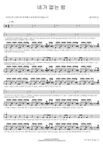 A Night Without You (네가 없는 밤) BE`O (비오) Full Drum Transcription / Drum Sheet Music COPYDRUM