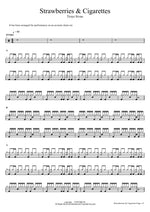 Strawberries & Cigarettes Troye Sivan Full Drum Transcription / Drum Sheet Music COPYDRUM